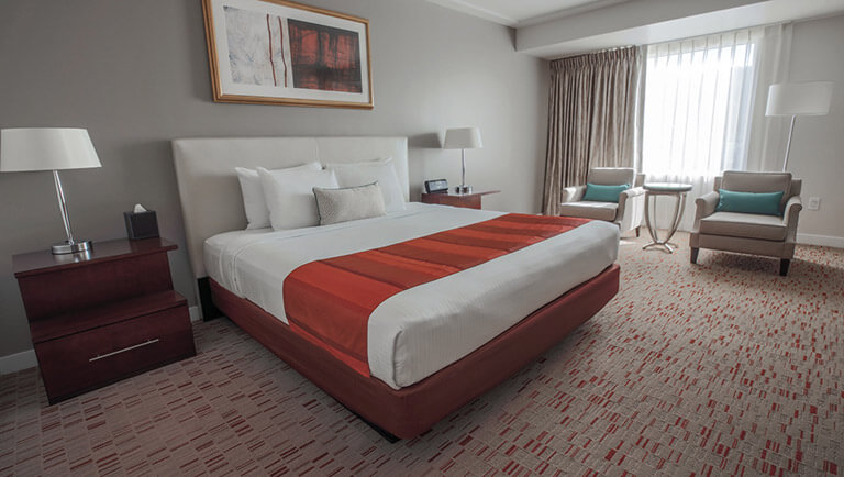 view of the inside of the deluxe king south tower room