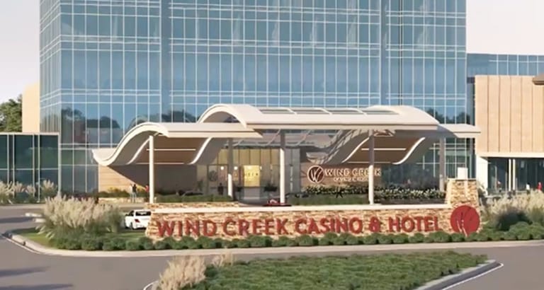 Rendering of Wind Creek Chicago Southland